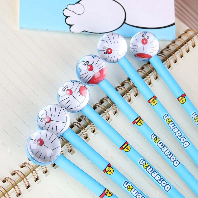2 шт. Новые Творческие Симпатичные Doraemon мультфильм гелевая ручка чернил маркер