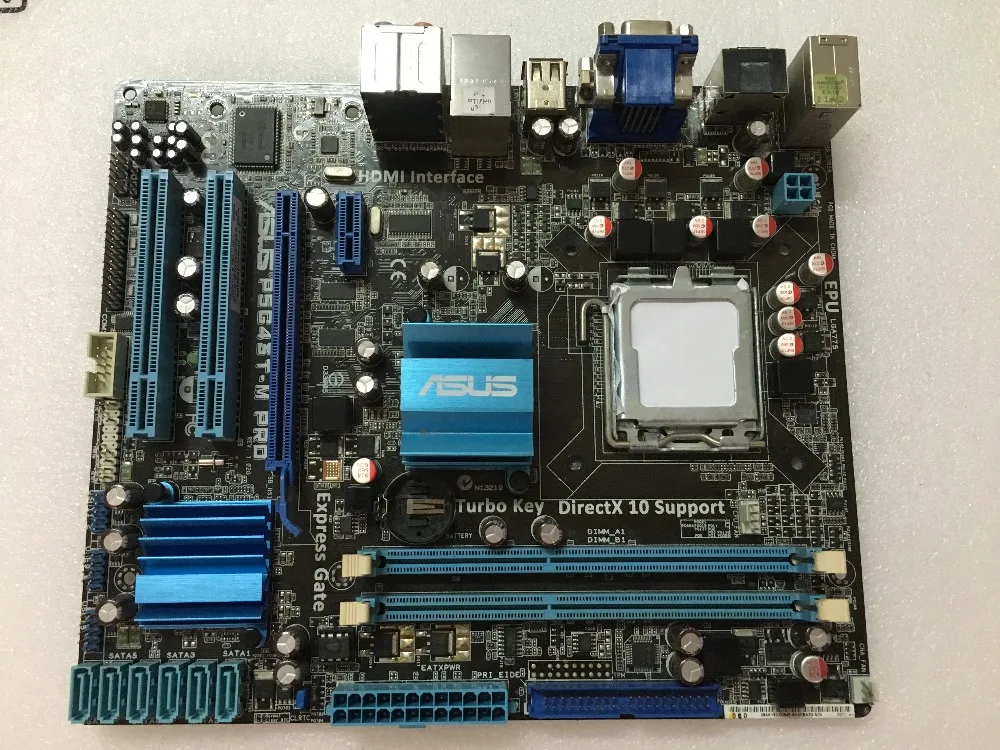 original for asus P5G43T-M PRO motherboard 775pin for asus G43 desktop DDR3 integrated 100% asus g31 g31mx k motherboard supports ddr2 775 pin integrated small plate