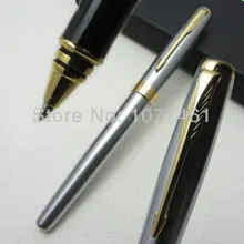 BAOER 388 Серебряный и Золотой зажим ролика Шариковая ручка B1003