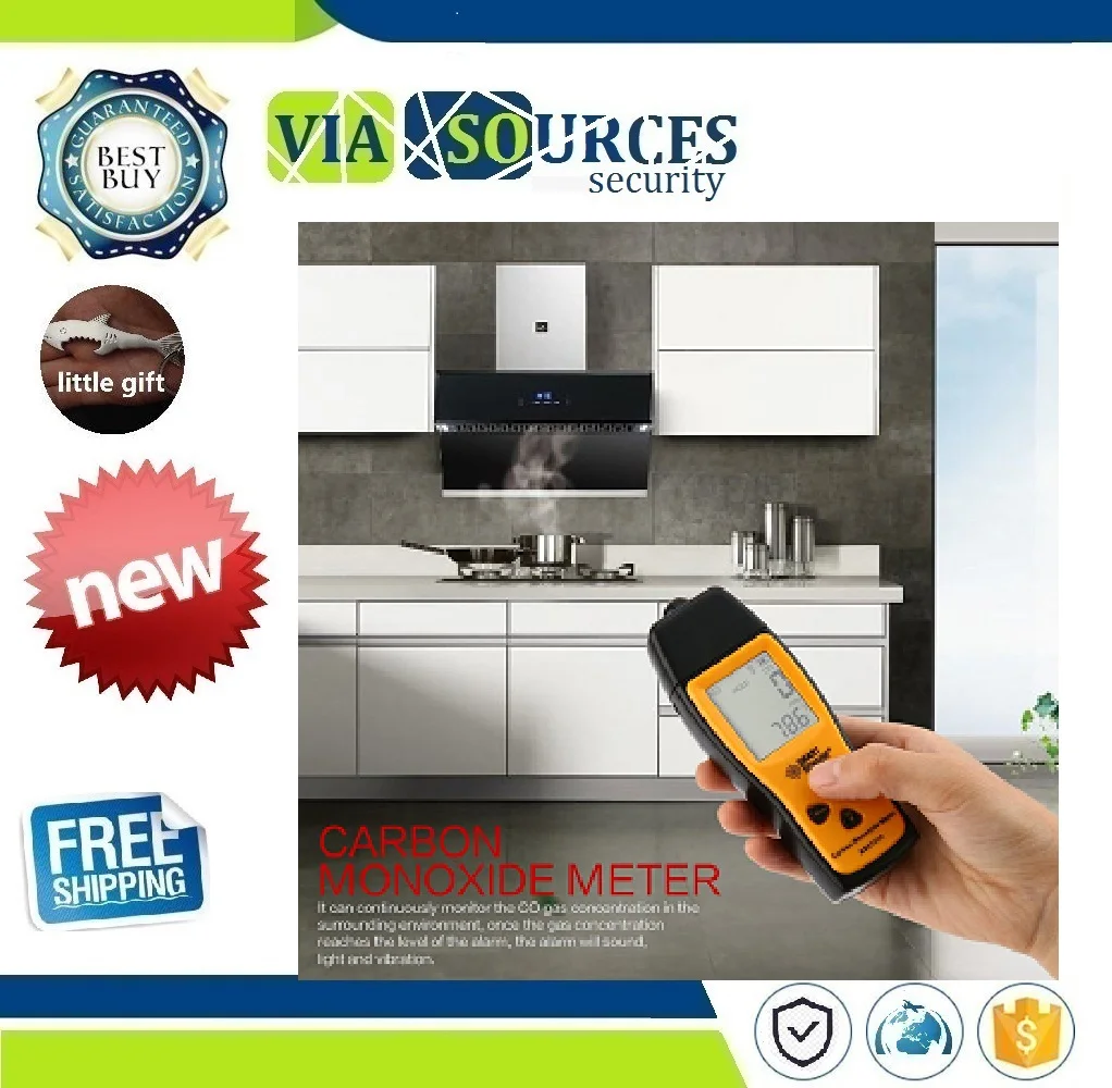 

Handheld Carbon Monoxide Meter Portable CO Gas leak Detector Gas Analyzer High Precision Detector Gas Monitor Tester 1000ppm