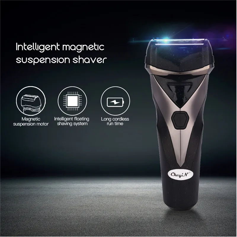 

Electric Powerful Shaver 3 Blades Reciprocating Razors Sideburns Trimmer Face Care Beard Shaving Beard Clipper Wholesale for Men