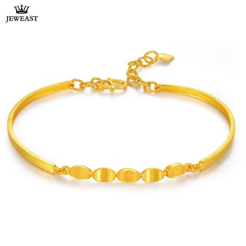 X 24k Pure Gold Bracelet Real 999 Solid Bangle Simple Fashion Beautiful Paddy Trendy Clic Fine Jewelry Hot New Aliexpress X 24k Pure Gold Bracelet Real 999