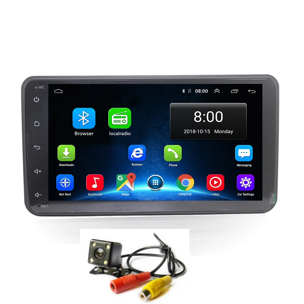 Android 8 1 автомобильный навигационный gps радиоприемник стерео для Suzuki Jimny головное