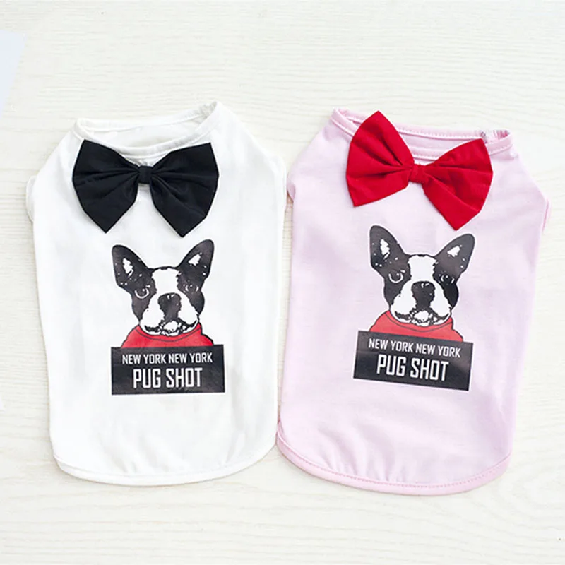 

French Bulldog Pattern Chihuahua Summer Cool Vest Pet Dog Clothes for Small Dogs Pets Clothing Yorkshire Apparel Pug Costume