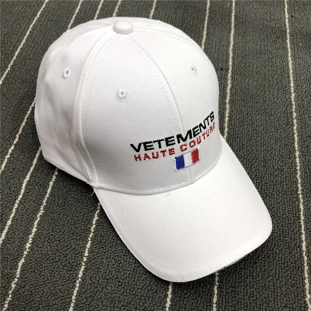Fashion Baseball Hat French Flag Embroidery Baseball Cap Men And Women