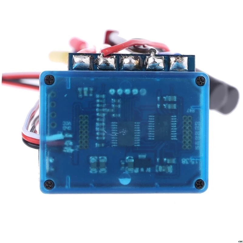 Водонепроницаемый 45A 60A 80A 120A бесщеточный ESC Электрический Скорость контроллер от пыли для 1/8 1/10 1/12 RC автомобиль гусеничный RC лодка часть