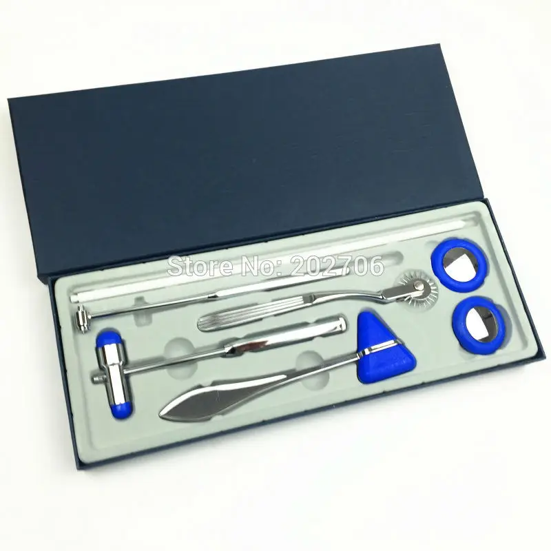 Multifunctional Percussor Diagnostic Reflex Percussion Hammer Set Medical Neurological Massage Kit Health Care 5Pcs | Инструменты