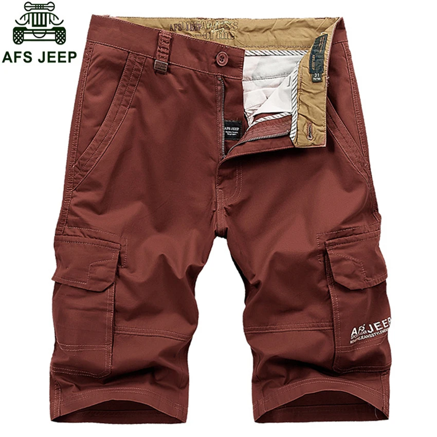 AFS JEEP летние мужские s шорты хлопок плюс размер мульти карман по колено шорты мужские комбинезоны шорты Свободное длинное платье с длинными рукавами masculino