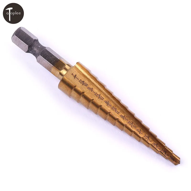 

13 ступенчатые сверла HSS4241 с шестигранным хвостовиком, 1/4''