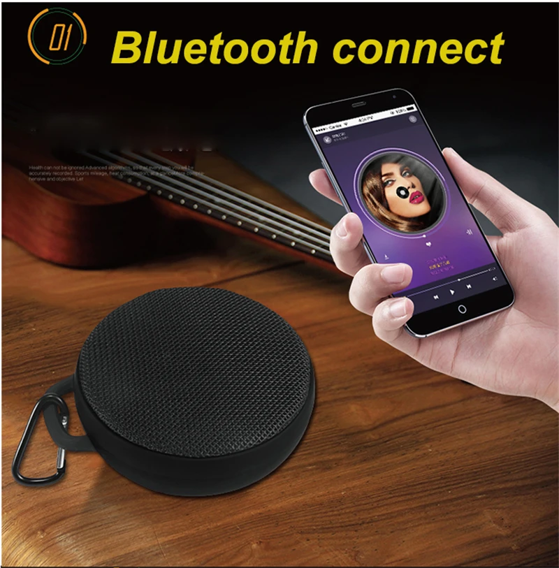 M& J портативный мини беспроводной Bluetooth динамик s водонепроницаемый subwof Душ открытый Динамик Hands-free с микрофоном для телефона ПК