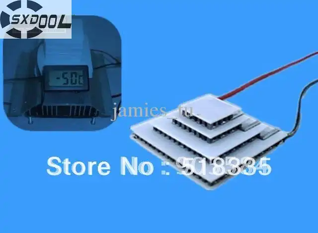 SXDOOL Пельтье 4-х ступенчатый TEC4-24603 3A 14,6 V 6,8 W 15*15 20*20 30*30*40*40 Термоэлектрический охладитель модули гарантия производителя - изображение