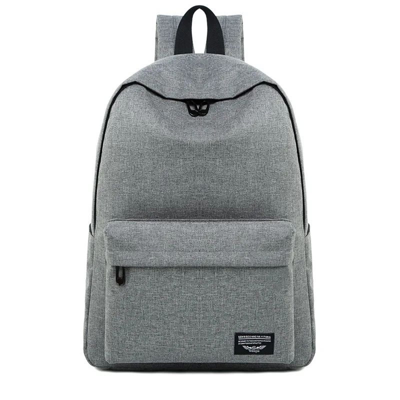 Повседневный стильный холщовый рюкзак большой емкости, дорожная сумка через плечо, школьные сумки Lov, стиль, мужская сумка, Оксфорд, колледж, ветер, на плечо - Цвет: Серый