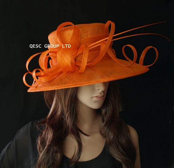 Orange Dress Hat