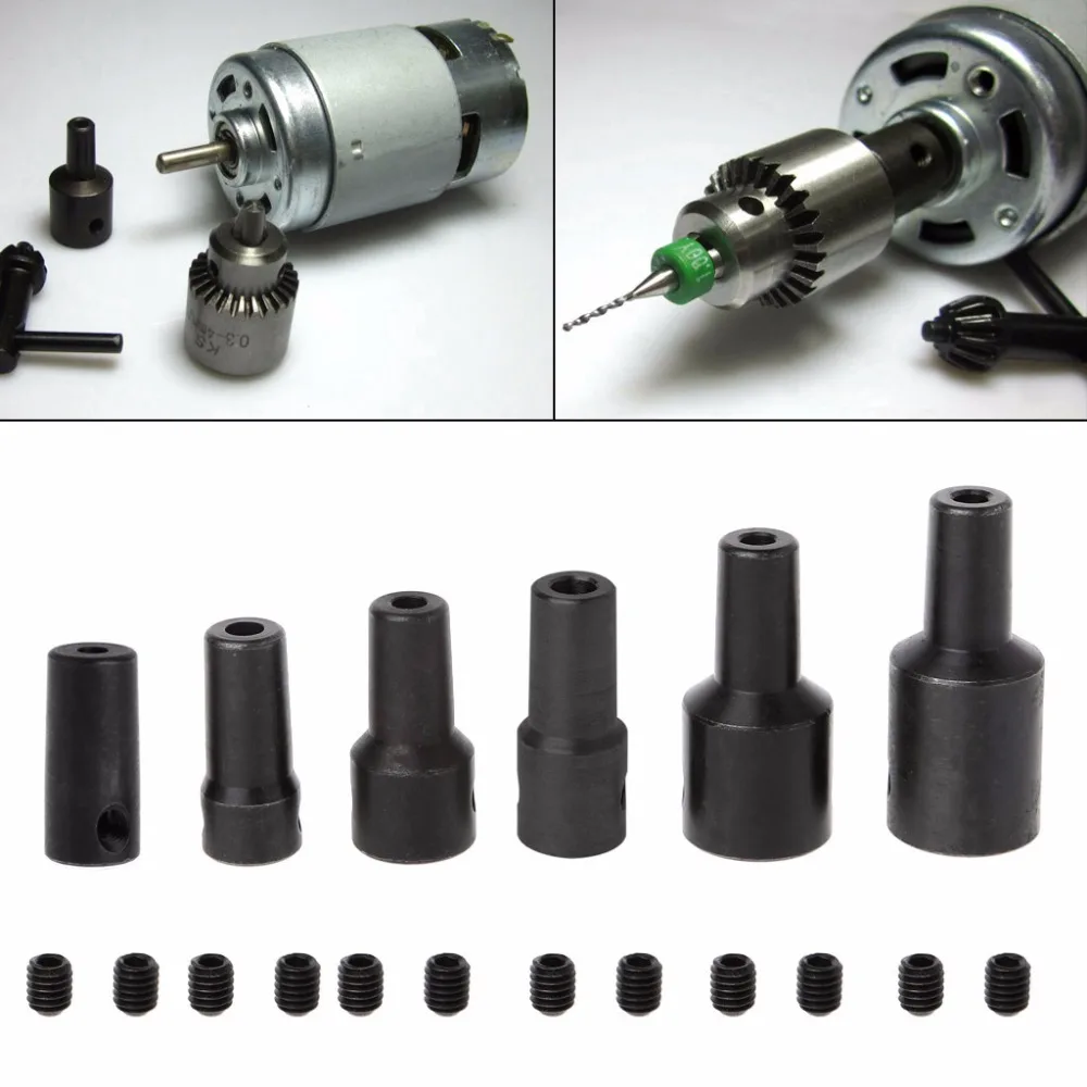 

4-12mm Motor Shaft B10 Drill Clamp Chuck Coupling Coupler Connector Sleeve Screw