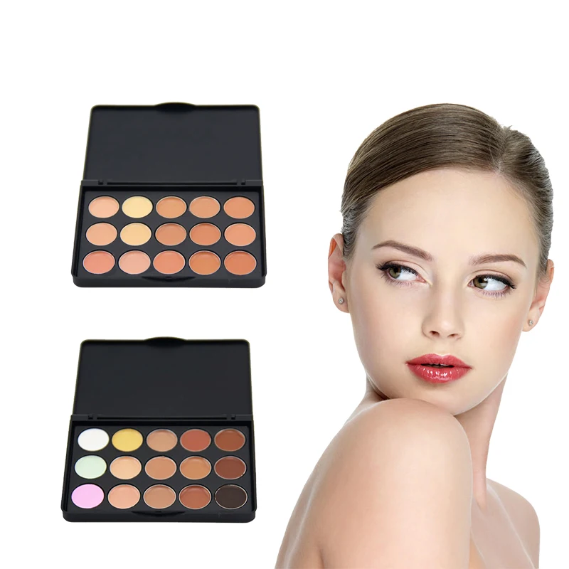 

Mini 15 Colors Face Concealer Palette Contour Palette Makeup Cream Base Palettes Matte Contouring Foundation Face Cosmetic