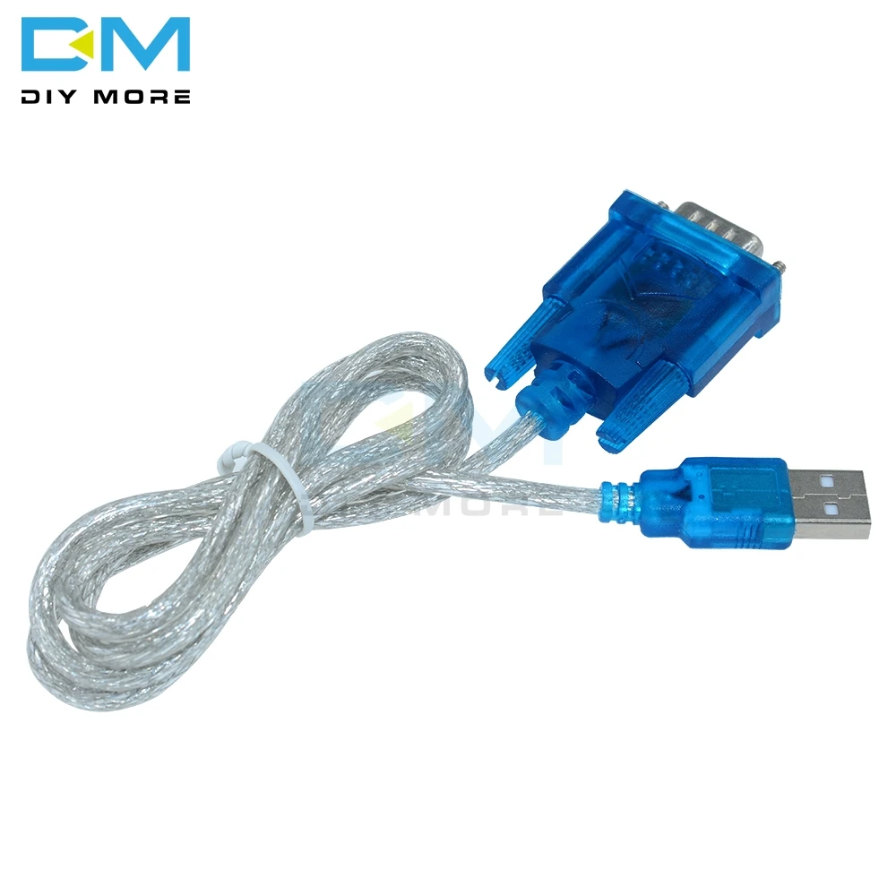 

CH340 USB to RS232 COM Port Serial 9 Pin DB9 Cable Adapter Support Windows7 For PC PDA GPS Wholesale