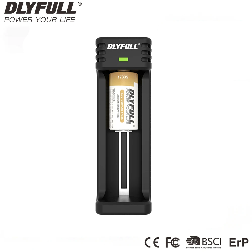 DLYFULL U1 18650 Зарядное устройство для 22650 16340 17335 RC123A 3 7 V литий ионный аккумулятор chargeing