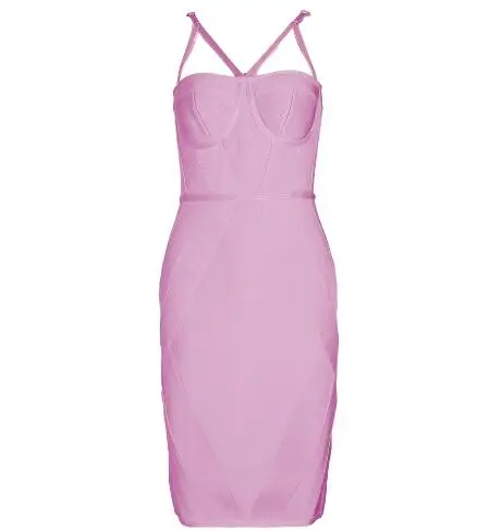 2018-New-summer-Women-Party-Bodycon-Dress-sexy-pink-strap-Knee-Length-Celebrity-Chic-Bandage-Dress.jpg_640x640 (3)