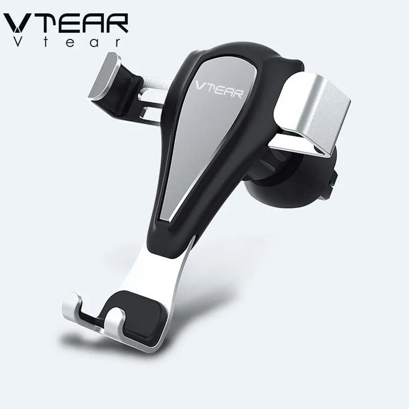 Vtear, универсальный автомобильный держатель для телефона, крепление для смартфона, авто-замок, регулируемый телефонный гравитационный кронштейн, поддерживающие аксессуары, автомобильный стиль