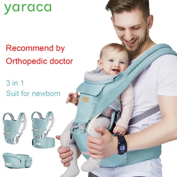 

Baby Hipseat For Newborns 3 in 1 Ergonomic Baby Carrier For 0-36 Month Load Bearing 36kg Wrap Sling For Children