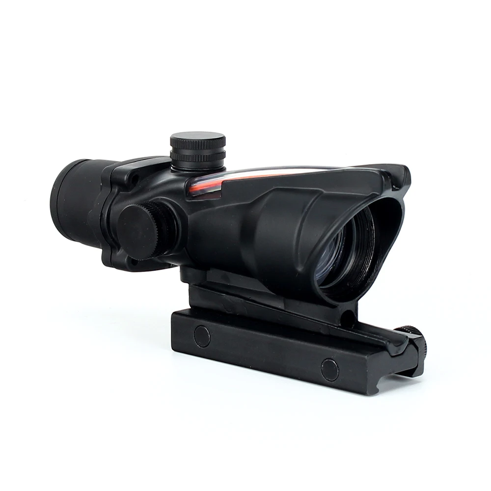 ohhunt 1x32 Hunting RifleScopes Red or Green Dot Sights Real Fiber Optics M16 Rifle Tactical Optical Scope Fit Picatinny Rail (3)