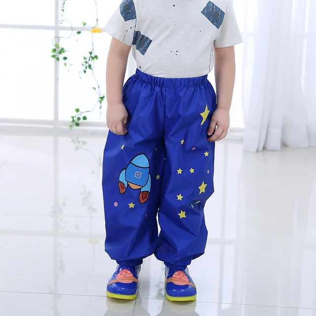 Buy 90 135cm kids waterproof children rain pants boys girls sports playing