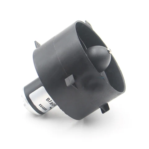 64MM Ducted Fan EDF 60000RPM 3 4S 2853 48000KV Motor Set w 6 blade Propellers Culvert For RC T45 Jet Aircraft Glider Parts title=