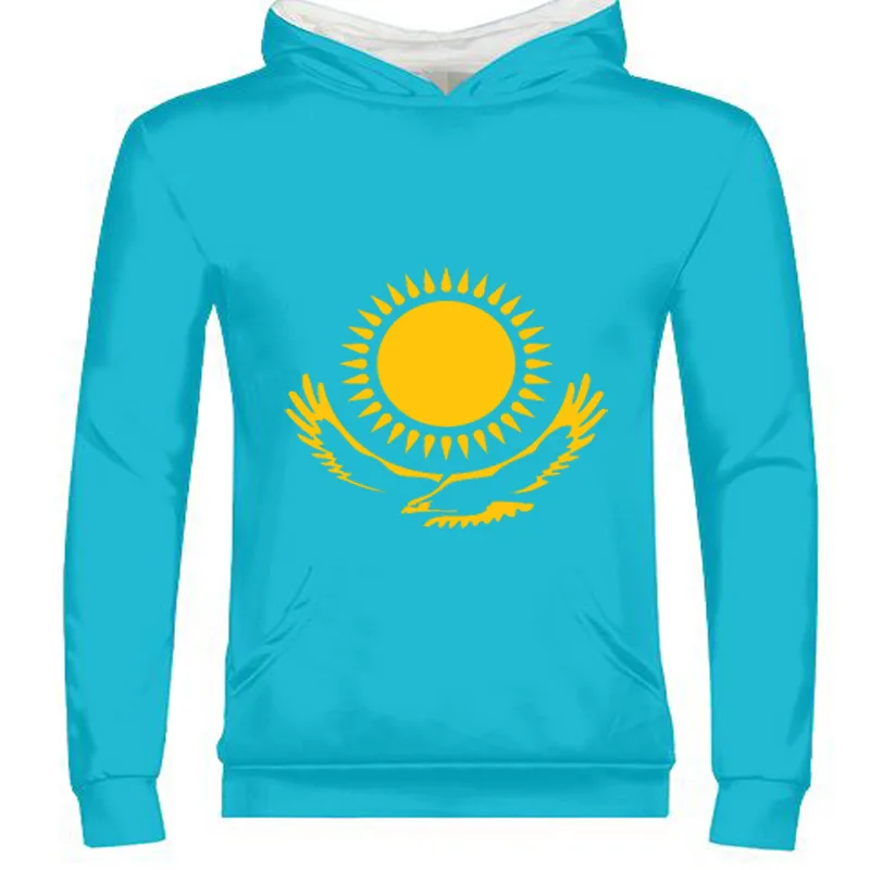 

KAZAKHSTAN male diy free custom made name photo kaz zipper sweatshirt nation flag kz russian kazakh country college boy clothes