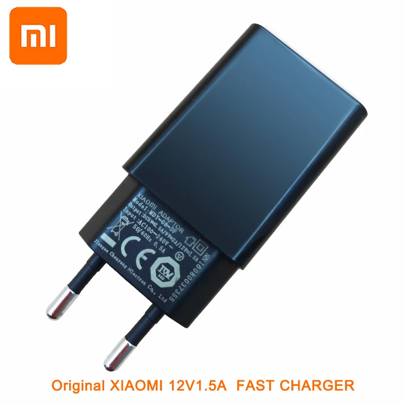 

Original Xiaomi QC 3.0 Quick Charger 12V 1.5A EU US Fast Charge Adapter for Mi 9 8 6 Mix 5s 5c 5 4s 4 Note 2 Redmi 3 3s 4a Note