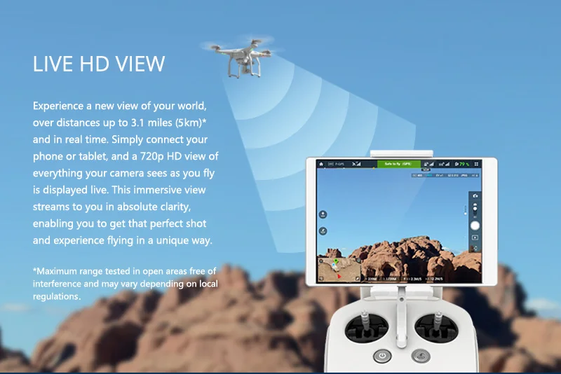 DJI Phantom3 Advanced RC Helicopter With 1080P 2.7K HD Camera+P3A Waterproof Backpack (3 Gifts Include)