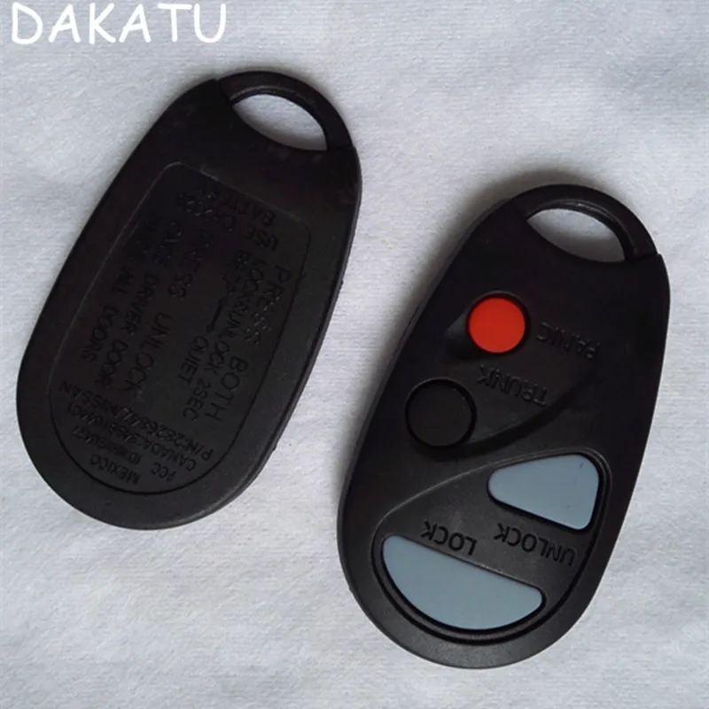 

DAKATU Free shipping Replacement Shell Remote Key Case Fob 3+1 Button for Nissan A33 Maxima Sentra Remote Transmitter Shell Case