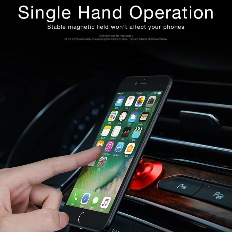 CAFELE Car Phone Holder Phone Accessories Magnetic Cell Phone Stand For Car Air Vent Paste 2 Types Phone Support For All Phones