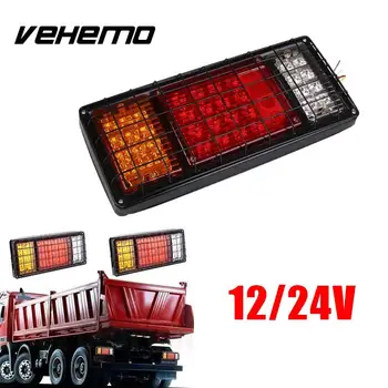 

Vehemo 12V 40LED Trailer Rear Tail Light Red Stop Indicator Lamp Car Boat Van
