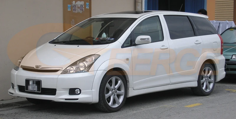 Для TOYOTA WISH 2003 2004 2005 отлично ангельские глазки ультра яркий лампы подсветки CCFL ангельские глазки Halo Кольцо Комплект