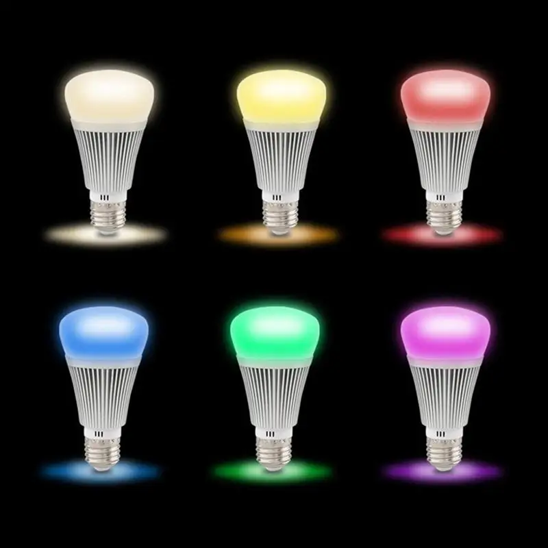 

E27 WiFi Smart LED Light Bulb Multi Color Dimmable Wireless Remote Control 7W Lamp Bulb by Smartphone