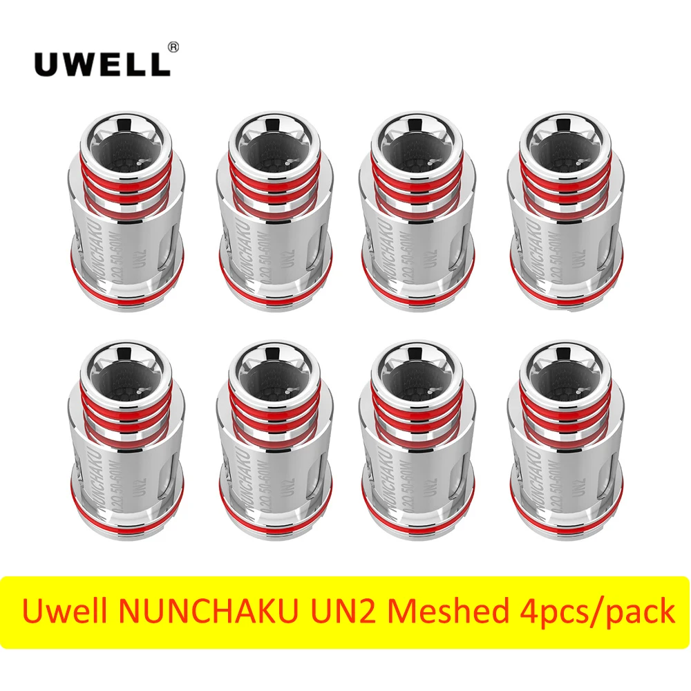 

4-12pcs Original Uwell NUNCHAKU UN2 Mesh Coil 0.2ohm Crown 3 UN2 Mesh Coil E Cigarette Accessories For Uwell Tank Vape Tank