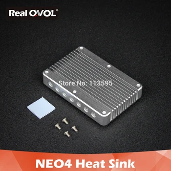 

RealQvol FriendlyELEC NanoPi NEO4 Heat Sink Pure Aluminum HeatSink Anodizing