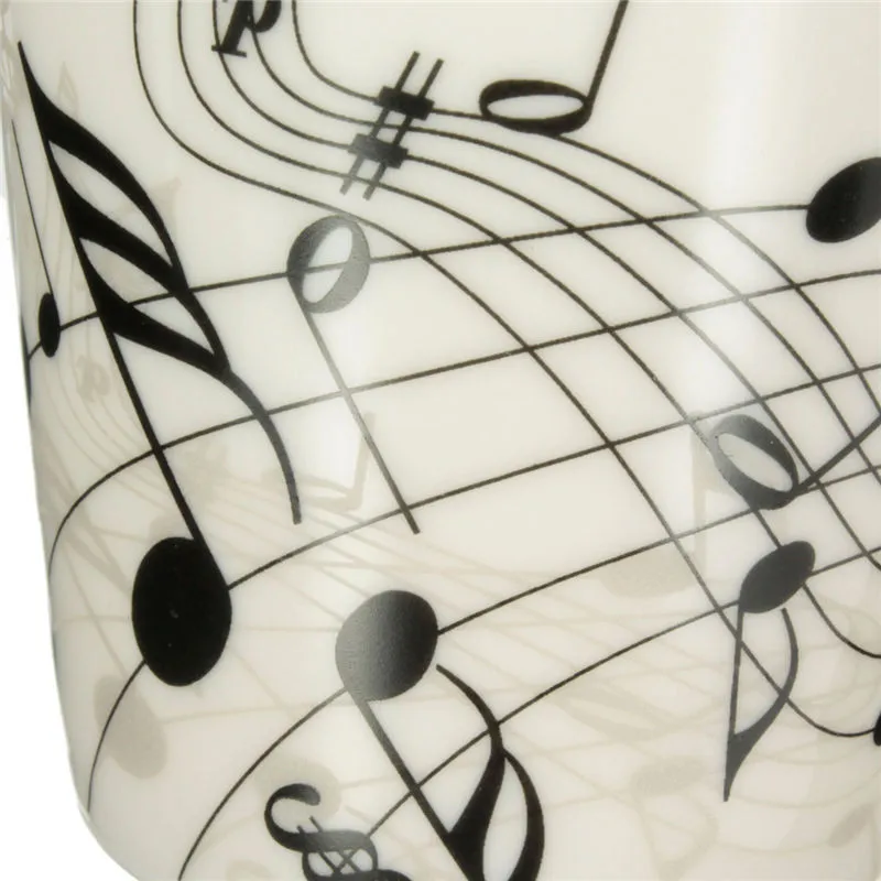 240/400 мл Персонализированная фарфоровая кружка для фортепиано Музыкальная кофейная чашка керамическая чашка для чая кафе кофейная кружка креативная чайная кружка, стакан для украшения