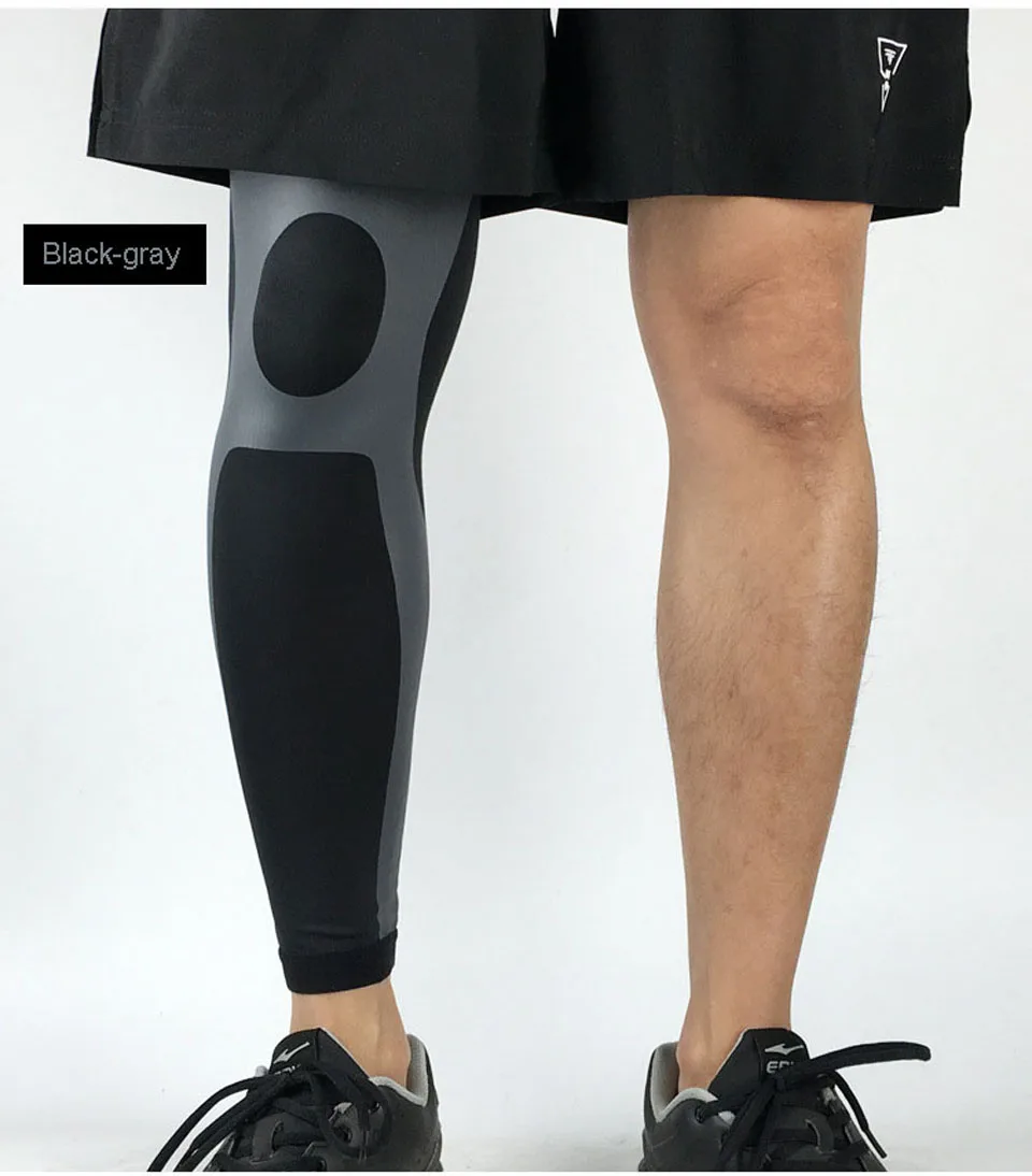 GOBYGO, 1 шт., унисекс, компрессионные гетры для велоспорта, леггинсы для бега, колготки для бега, спортивные, для ног, для футбола, баскетбола, наколенники, для футбола