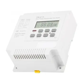 

Latching Relay Delay Relay TM-163 Three Phases 380V Smart Digital Weekly Programmable Control Power Timer Switch Voltage Relay
