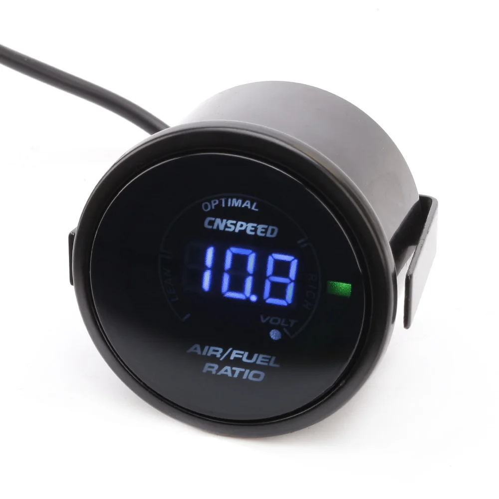 CNSPEED 52mm 20 Leds Digital Car Air Fuel Ratio Gauge Racing Air Fuel