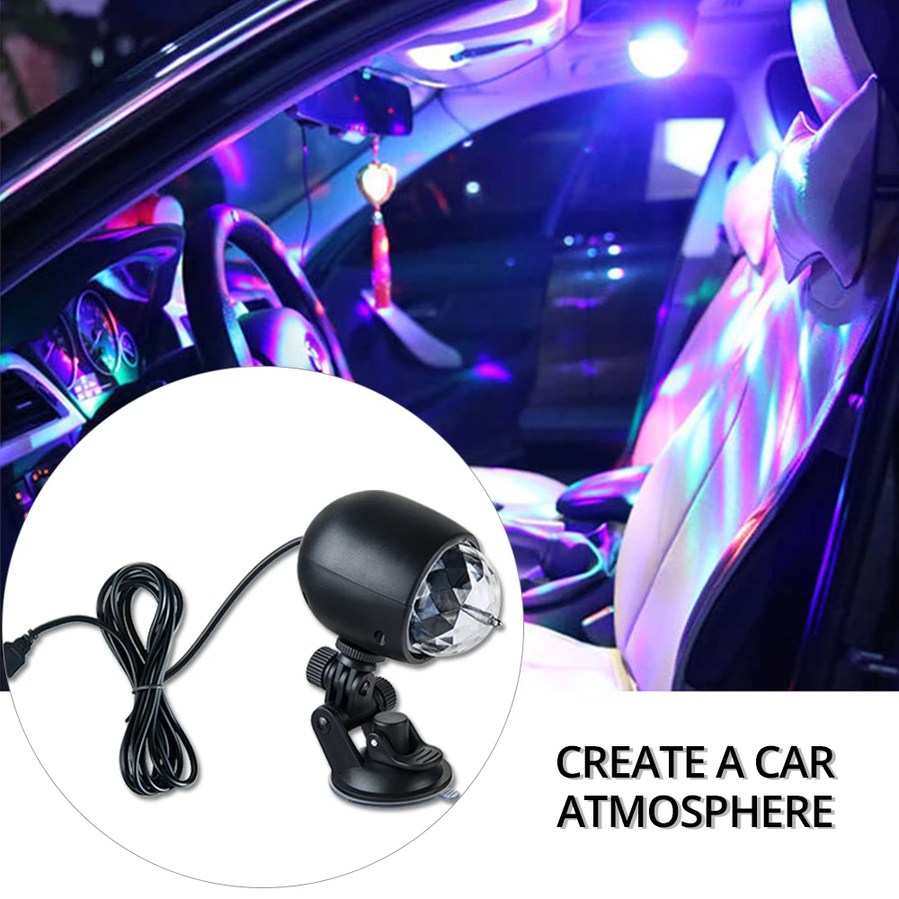 Мини RGB USB LED сценический свет 4 Вт DJ диско шар Светодиодные лампы Par для вечеринок