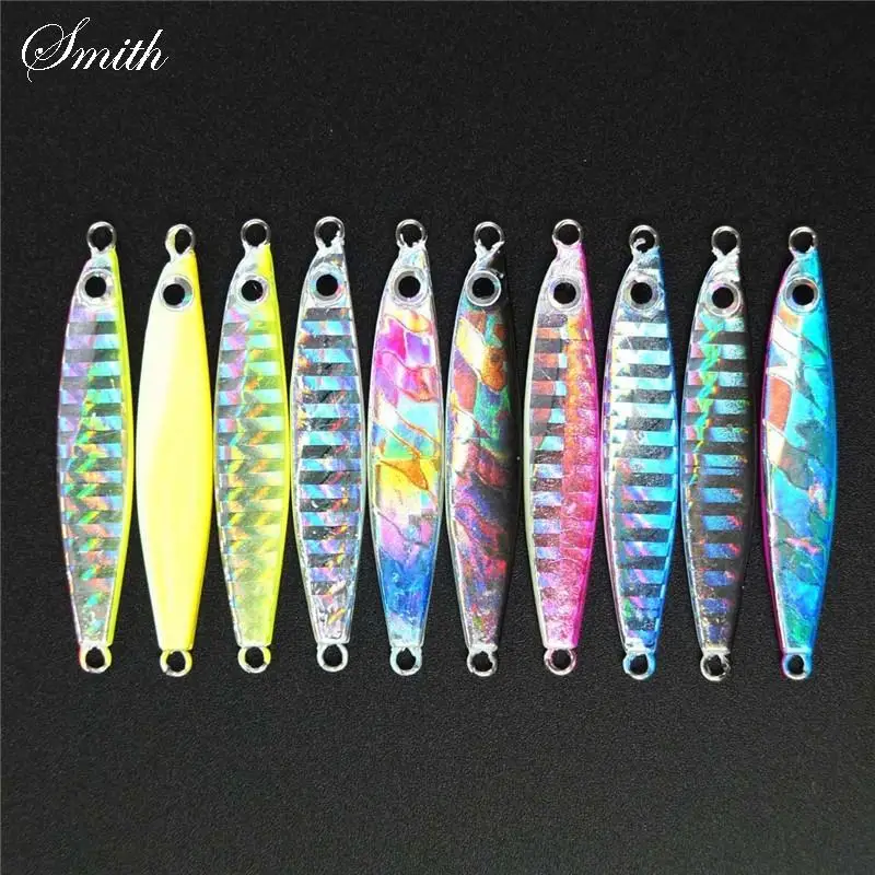10PCS Small Shore Cast Iron Metal Sequins Lures Bait Jigs Metal Lure Fishing Bait Lead fish Jig saltwater fishing lures set