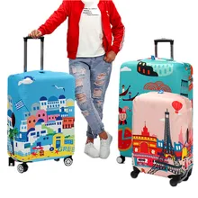 Waterproof Elastic Luggage Cover Cartoon Trolley Suitcase Student Kid Protect Dust Bag Case Travel Accessories Supplies