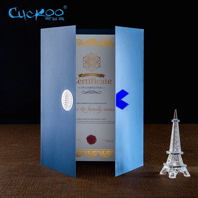 Чехол конверт Cuckoo honor жесткая бумажная обложка А4 A5 awards креативный уплотненный