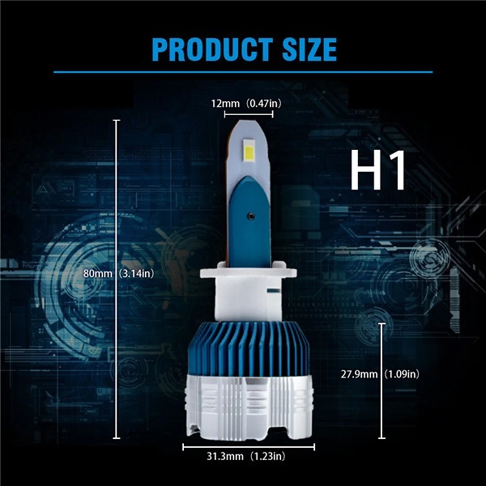 Комплект из 2 предметов, мини H1 H3 H4 H7 Led автомобилей головной светильник H8 H11 HB3 9005 HB4 9006 12V Led H7 50 Вт 6000LM автомобильный светильник лампы автомобилей Авто Лампа