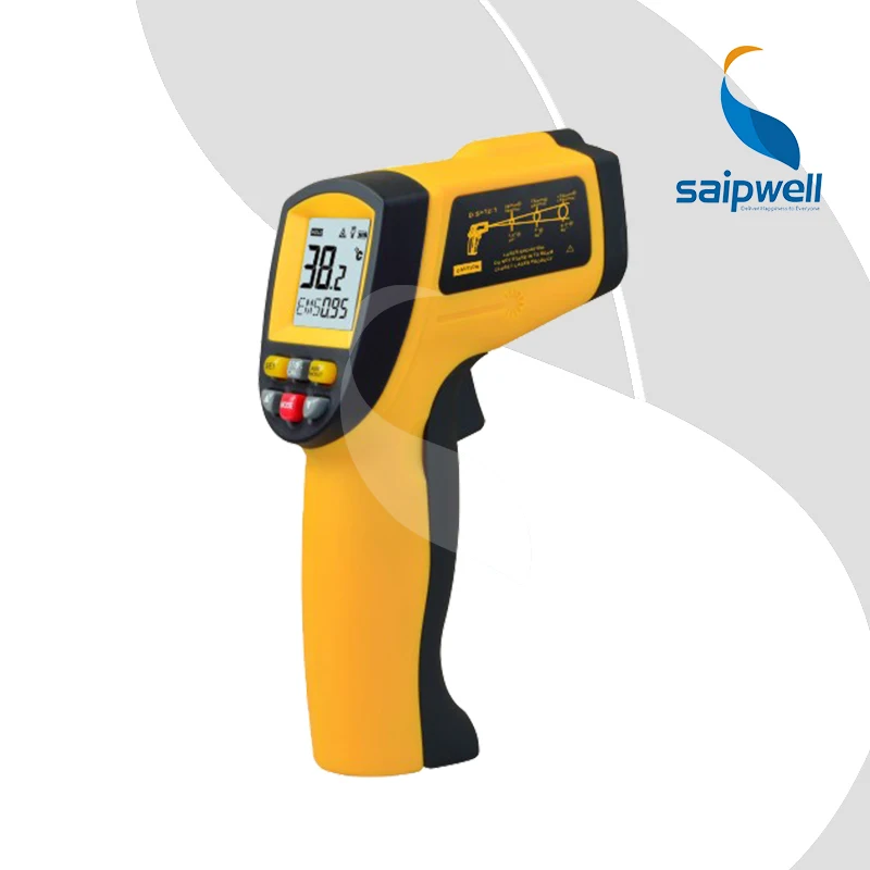 

Saipwell Precise Non-Contact Digital Test Text IR Laser Infrared Pointer Thermometer (GM900)