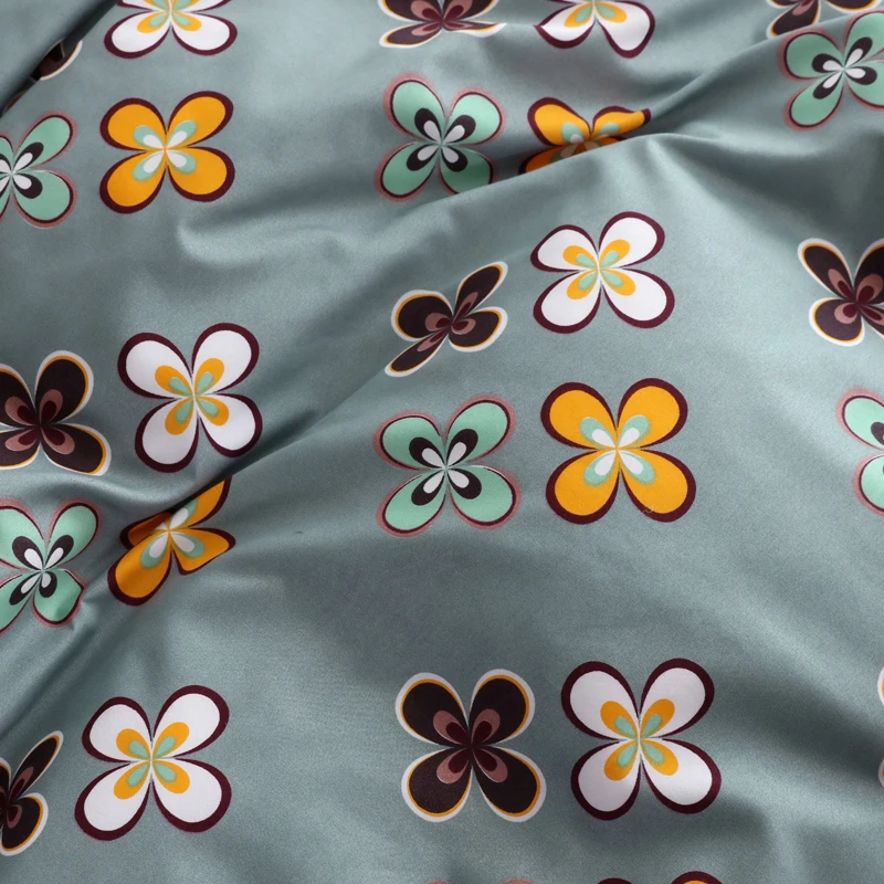 Пасторальный маленький цветочный пододеяльник 1 шт. уход за кожей хлопковое стеганное одеяло двойное Королевское комфортное постельное белье