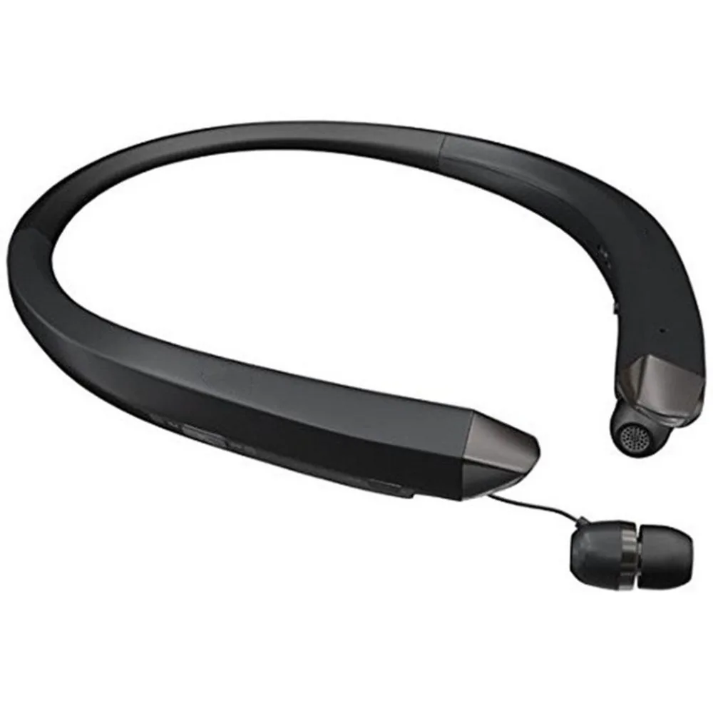 

Bluetooth Headset Sport Stereo Wireless Headphone with Retractable Earbuds Dual-Mic Noise Reduction Earphone