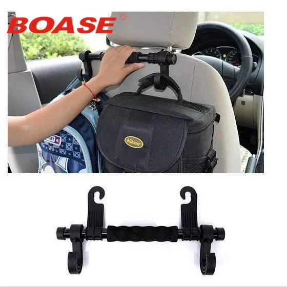 Buy Black Universal Auto Seat Back Headrest Luggage